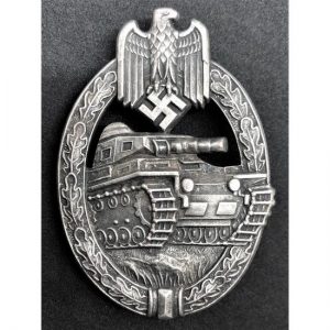 Panzer division badge silver
