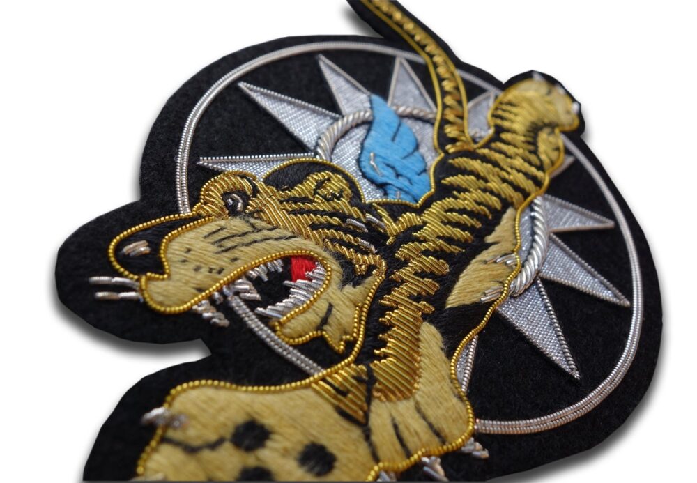 Flying Tigers bomber jacket patch