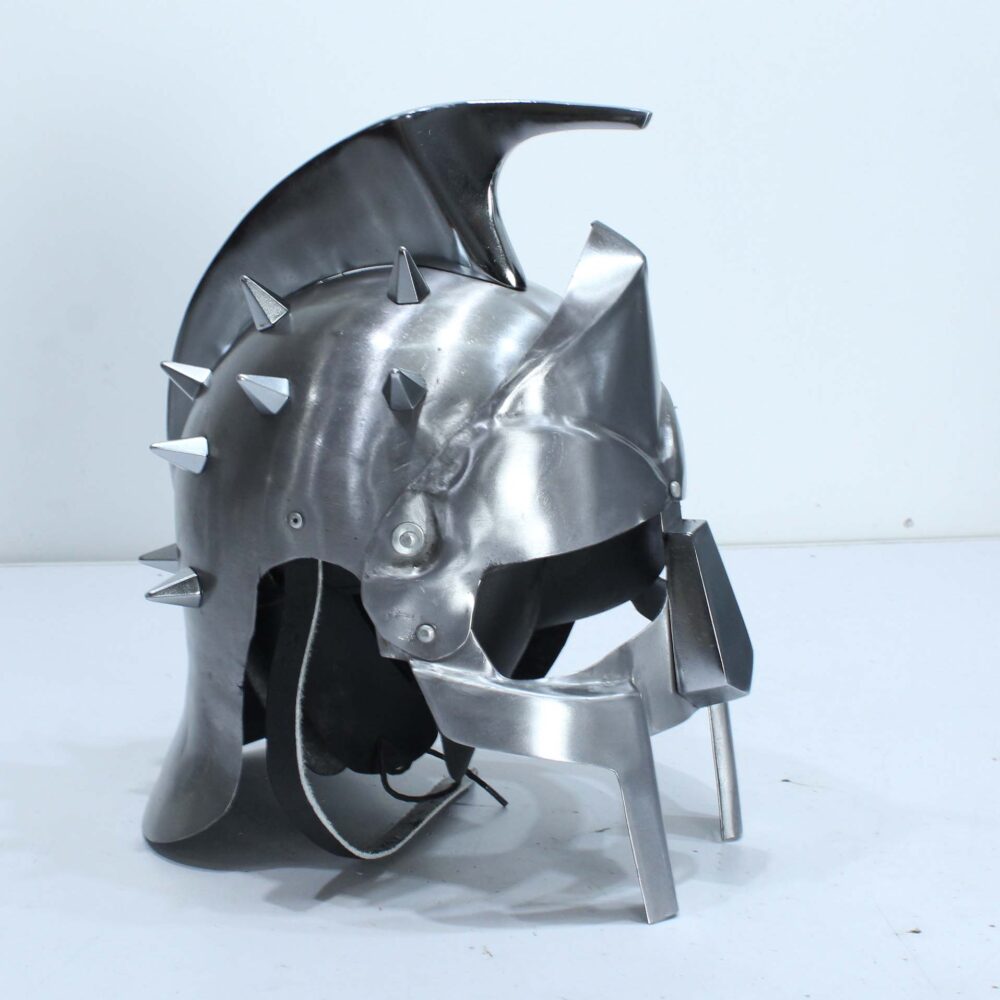 Medieval greek maximus gladiator helmet