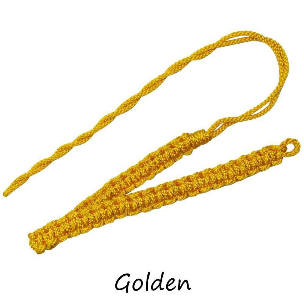 Golden Yellow Silk Shoulder Cord Ceremonial Lanyard