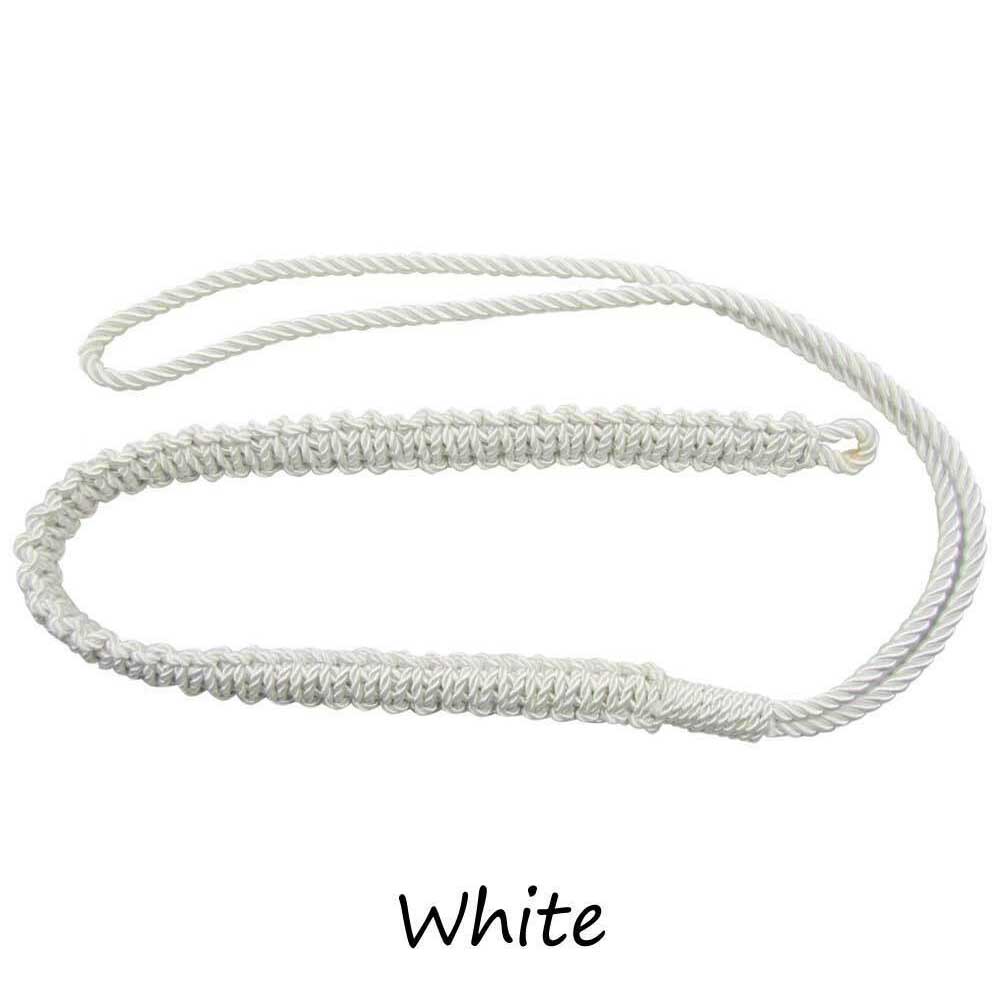 White Silk Shoulder Cord Ceremonial Lanyard