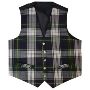 Tartan Waistcoat Cross Pockets